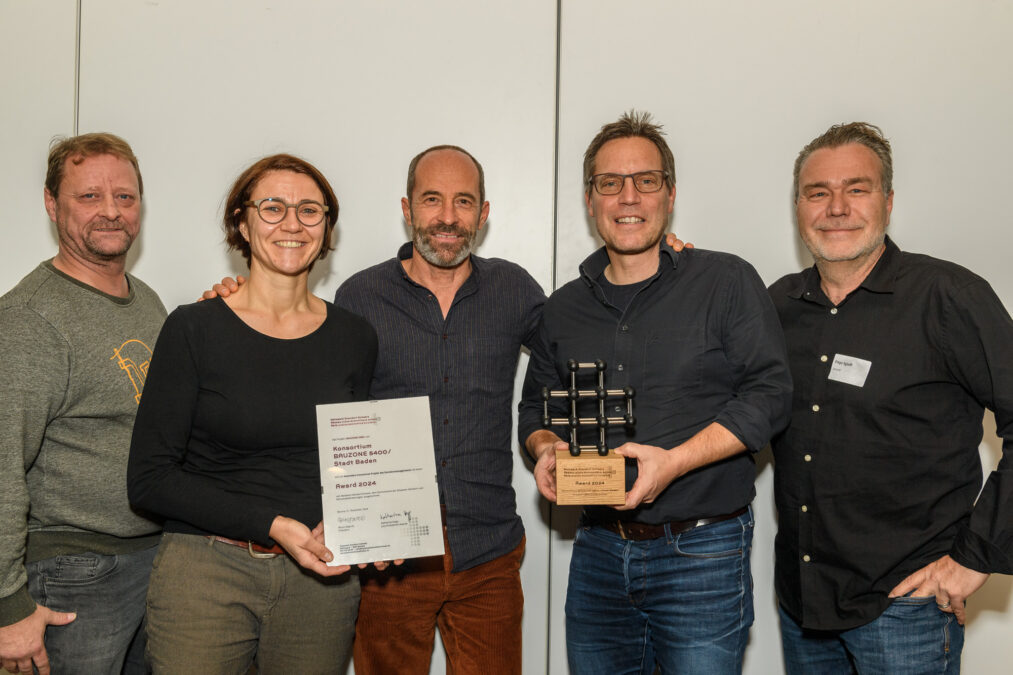 Die Delegation der BAUZONE 5400 nach der Award-Übergabe