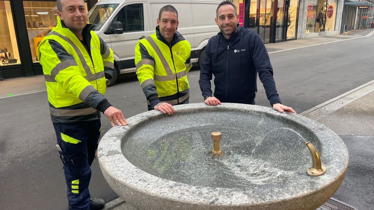 Ein Trinkbrunnen für die Badstrasse